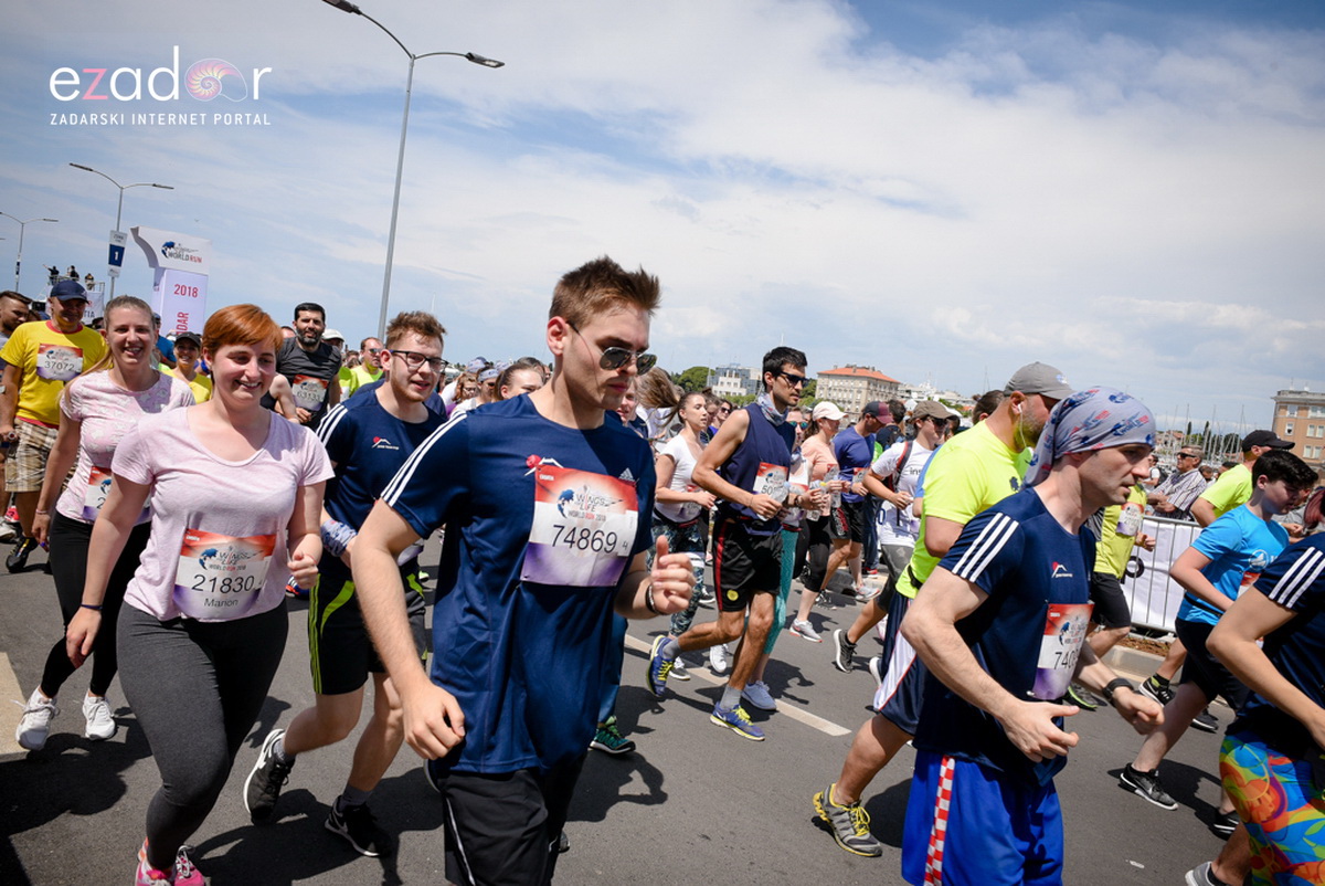 Start utrke Wings for Life World Run Zadar 2018.