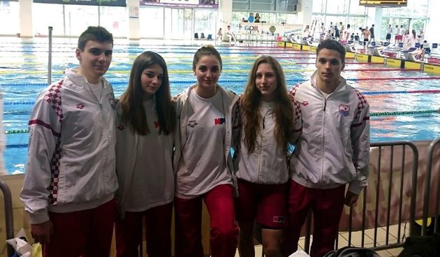 PK Zadar: Katja Čizmin, Antonio Milin, Nikka sipina, Barbara Ćustić i Filip Petani