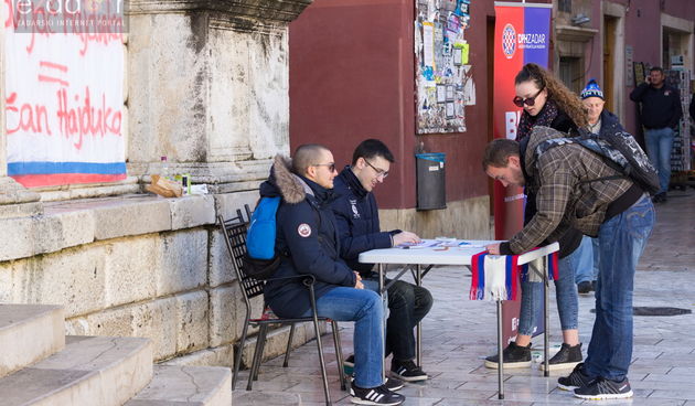 Đir po gradu 14. siječnja 2017. DPH Zadar učlanjuje u HNK Hajduk
