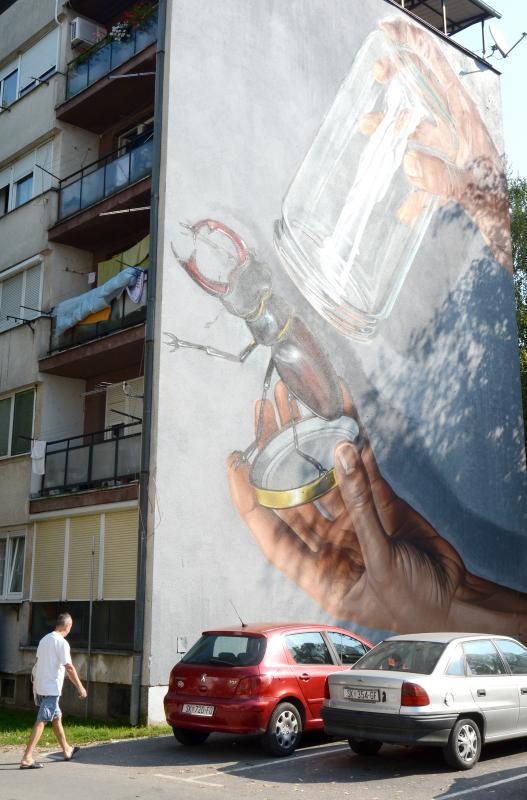 Sisak: Dovršen mural street art umjetnika Lonca koji je svrstan među deset najboljih u svijetu Sisak: Dovršen mural street art umjetnika Lonca koji je svrstan među deset najboljih u svijetu