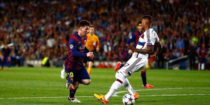 Messi i Boateng, foto: twitter