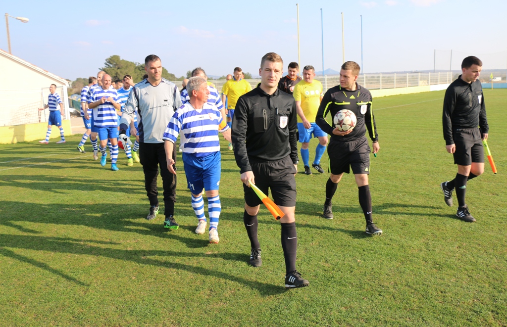 Derbi nogometne Lige veterana: Škabrnja – Mornar Vir