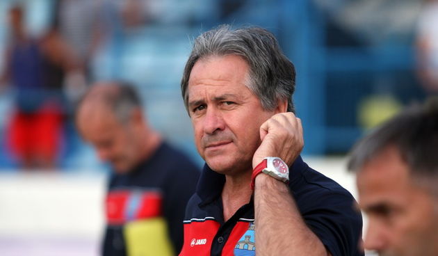 Zadar, 220712.
Stadion Stanovi.
Susret prvog kola 1.HNL izmedju NK Zadar i NK Osijek.
Na fotografiji: trener Osijeka Stanko Mrsic.
Foto: Jure Miskovic / CROPIX