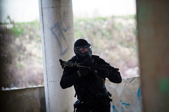 Paintball u Gaženici, 22. siječnja 2012. (foto:Saša Čuka)