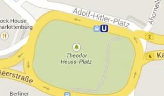 Google maps: Trg A. Hitlera u Berlinu