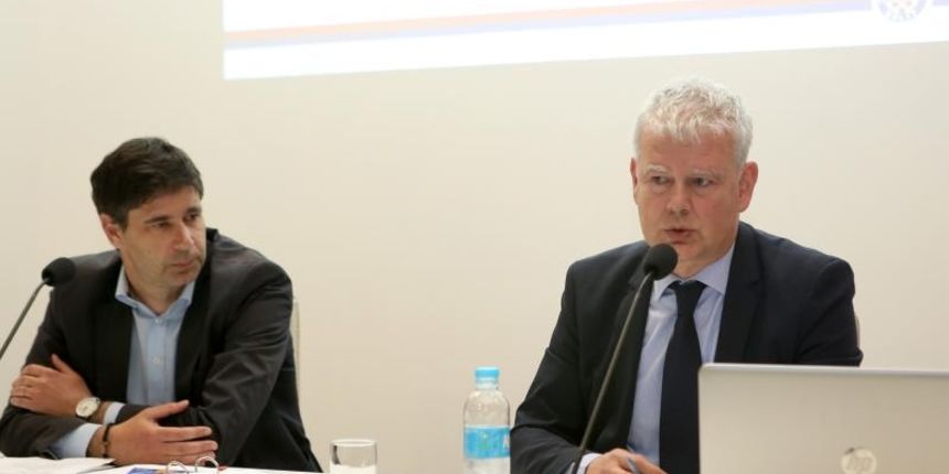 Konferencija za novinare Marina Brbica i Gorana Vucevica. Photo: Miranda Cikotic/PIXSELL