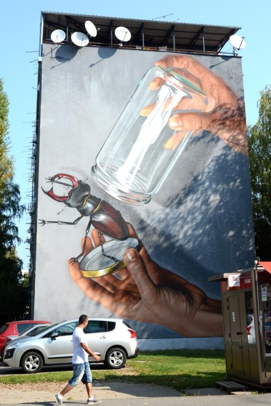 Sisak: Dovršen mural street art umjetnika Lonca koji je svrstan među deset najboljih u svijetu Sisak: Dovršen mural street art umjetnika Lonca koji je svrstan među deset najboljih u svijetu