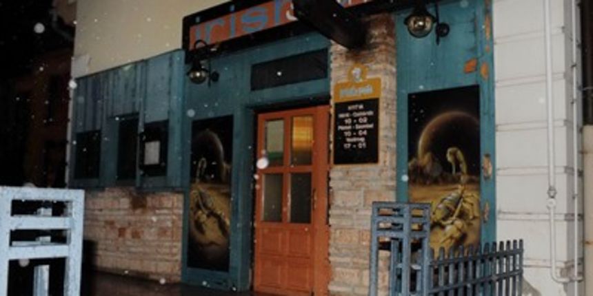 Irish pub ispreg kojeg je ubijen Cozma i napadnuti Pešić i Šešum (Foto: Damir Krajač/CROPIX)