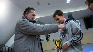 Podjela medalja na Božićnom košarkaškom turniru