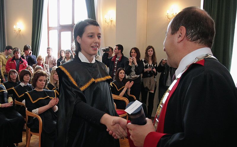 Promocija diplomiranih studenata, 7. ožujka 2009. (foto: Marin Gospić)