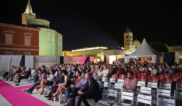 30.08.2013., Zadar – Zavrsna vecer Avvantura Festival Film Forum Zadar na kojem su dodjeljene nagrade najboljim filmovima koji su se prikazivali na vise lokacija u staroj jezgri Zadra. Photo: Filip Brala/PIXSELL