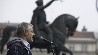 Zadarski branitelji na prosvjedu u Zagrebu 26. veljace 2011, Foto: Leo Banic Zadarski branitelji na prosvjedu u Zagrebu 26. veljace 2011, Foto: Leo Banic