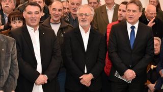 U Gradskoj loži otvorena izložba fotografija posvećena “zlatnoj kopački” – Josipu Skoblaru. Foto: Dino Stann/PIXSELL