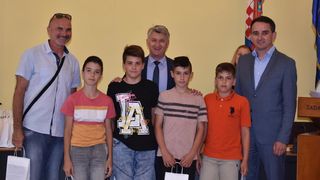 Prijem za nagrađivane učenike osnovnih i srednjh škola