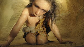 Krapina, 080210.
Novi Muzej krapinskog pracovjeka zavrsen je na svjetski poznatom lokalitetu Husnjakovo u Krapini. Krapinski je pracovjek proslavio hrvatsku znanost diljem svijeta.
Na slici: izlozak u muzeju.
Foto: Damir Krajac / CROPIX