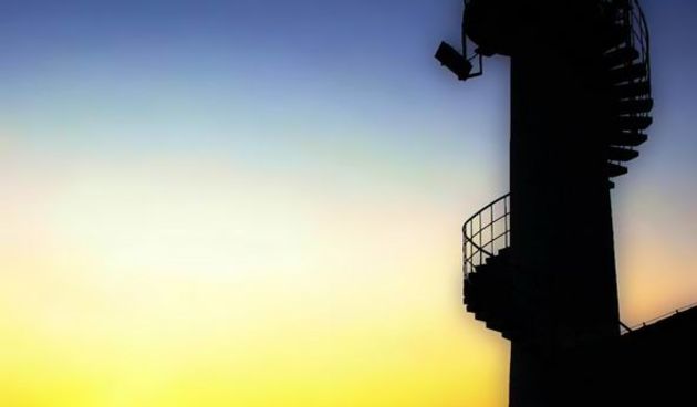 Lanterna (svjetionik) na puntamici u zadru (kod bivseg kluba Barakuda)