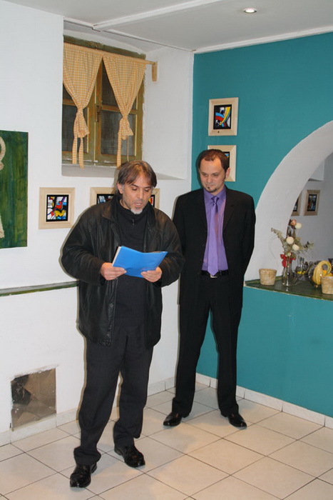 Otvorenje izlozbe Dragana Jelavica u konobi Na po ure 27. studenog 2010.