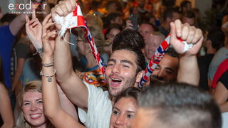 Zadar je gorio: Velika fešta nakon plasmana Vatrenih u finale Svjetskog prvenstva