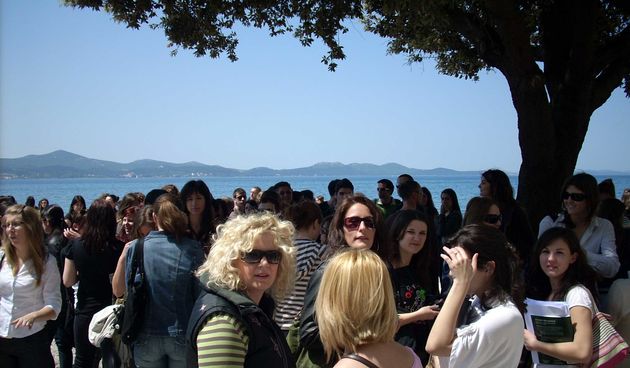 Prosvjed studenata u Zadru
