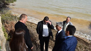 Župan Longin obišao klizišta u Posedarju Župan Longin obišao klizišta u Posedarju