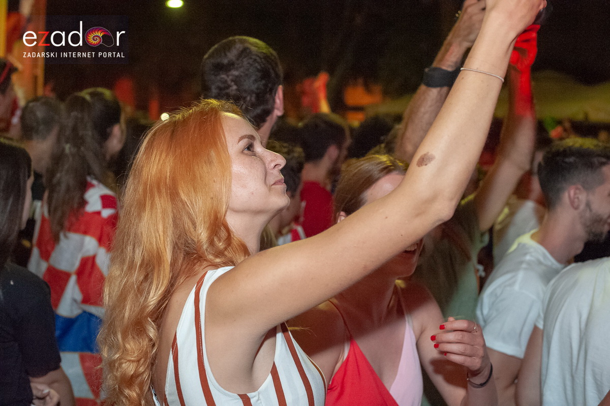 Zadar je gorio: Velika fešta nakon plasmana Vatrenih u polufinale Svjetskog prvenstva