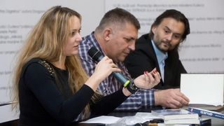 12.11.2014., Zagreb – U sklopu Interlibera odrzana je promocije knjige pod nazivom Grijesi hrvatske knjizevnice iz dijaspore Marijane Dokoze. Photo: Davor Visnjic/PIXSELL