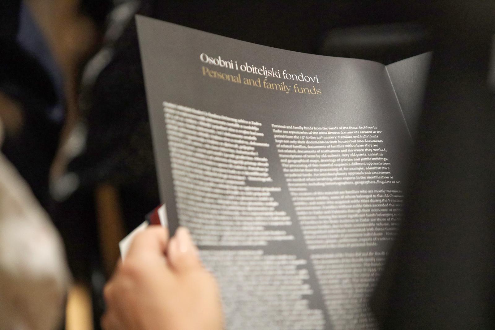 Svečana akademija povodom obilježavanja 400. obljetnice utemeljenja Državnog arhiva Svečana akademija povodom obilježavanja 400. obljetnice utemeljenja Državnog arhiva