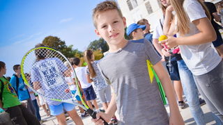Davis Cup: Kids Day na zadarskom Forumu. Foto: Iva Perinčić