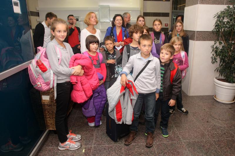 Školarci s Prvića, Silbe i Iža na Piculin poziv otputovali u Bruxelles, Photo: Dino Stanin/PIXSELL