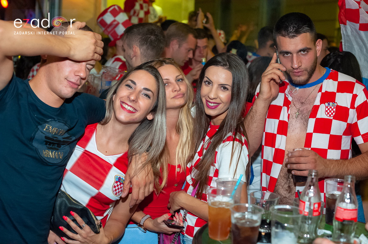 Zadar je gorio: Velika fešta nakon plasmana Vatrenih u finale Svjetskog prvenstva