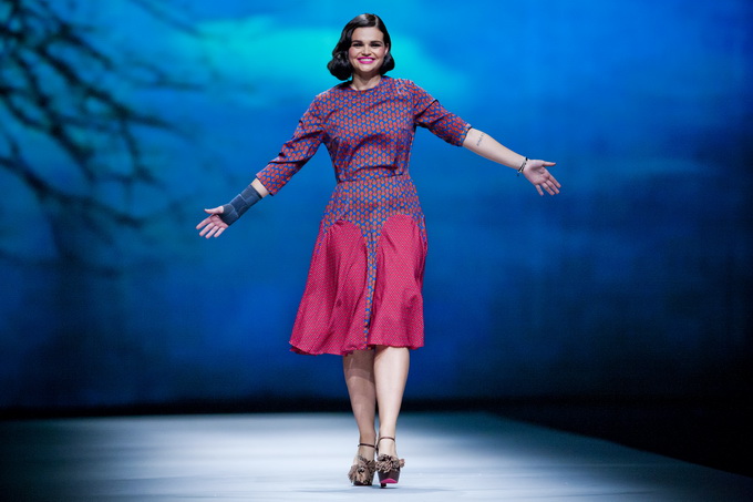 Zagreb, 191012.
U shopping centru Westgate od 18.-20.10. odrzava se modna revija Cro A Porter.
Na fotografiji: Anamarija Asanovic.
Foto: Neja Markicevic / CROPIX