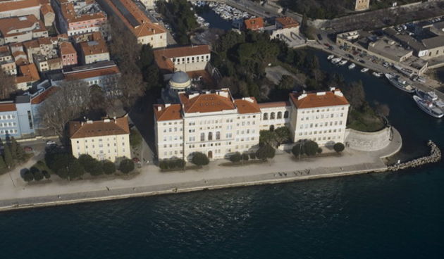 Zadar Sveuciliste iz Zadra iz zraka (