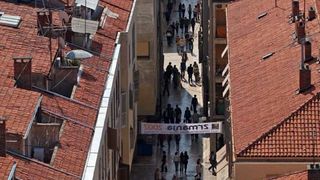 zadar, panorama sa zvonika svete stosije, poluotok, kalelarga,
21.04.07.