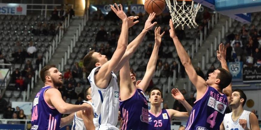 19. kolo ABA lige, KK Zadar – KK Mega Leks 74-73. Photo: Dino Stanin/PIXSELL 19. kolo ABA lige, KK Zadar – KK Mega Leks 74-73. Photo: Dino Stanin/PIXSELL