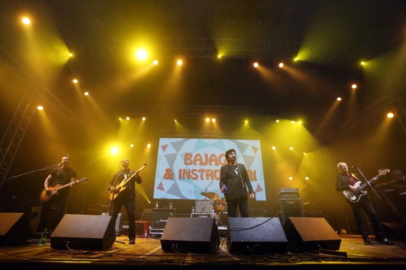 U velikoj dvorani Doma sportova, u organizaciji Udruge HUHIV povodom Svjetskog dana AIDS-a i ukazivanja na probleme AIDS-a i HIV-a, znanje, zastitu i zdravlje odrzan je 12. Pozitivan koncert. Koncert Bajaga i Instruktori. Photo: Borna Filic/PIXSELL