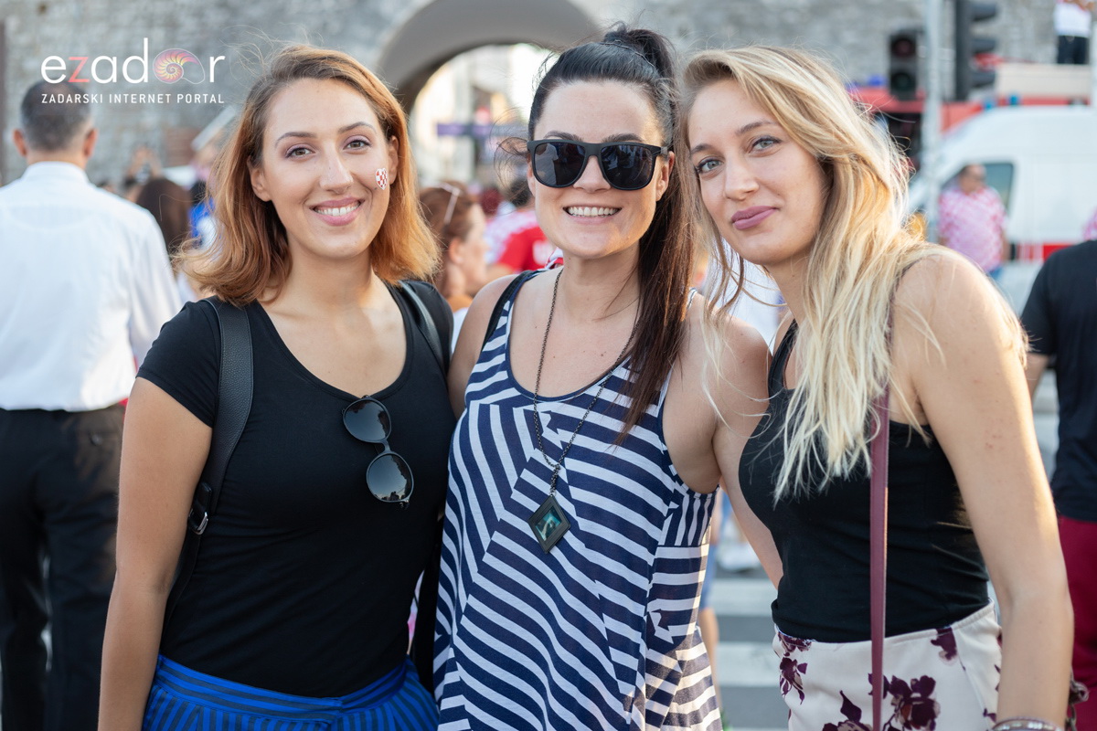 Veličanstven doček četvorice zadarskih Vatrenih Veličanstven doček četvorice zadarskih Vatrenih