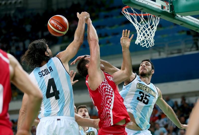 Olimpijske igre Rio 2016. Košarkaska utakmica, 2. kolo, skupina B, Hrvatska – Argentina 82-90. Photo: Igor Kralj/PIXSELL Olimpijske igre Rio 2016. Košarkaska utakmica, 2. kolo, skupina B, Hrvatska – Argentina 82-90. Photo: Igor Kralj/PIXSELL