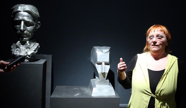 Otvorenje izlozbe Nikola Tesla Mind from the future u Mestrovicevom paviljonu, Helena Bulaja Madunic.