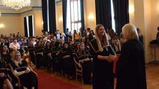 Promocija magistara u Svečanoj dvorani Sveučilišta u Zadru Promocija magistara u Svečanoj dvorani Sveučilišta u Zadru