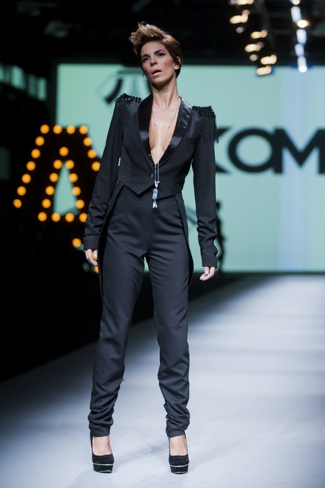 Zagreb, 201012.
U shopping centru Westgate od 18.-20.10. odrzava se modna revija Cro A Porter.
Na fotografiji: revija, Lokomotiva by Lana i Luka, model Bojana Gregoric.
Foto: Neja Markicevic / CROPIX