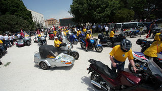 Susret bikera u Zadru (foto: Marin Gospić)
