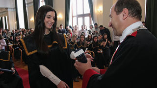 Promocija diplomiranih studenata, 7. ožujka 2009. (foto: Marin Gospić)