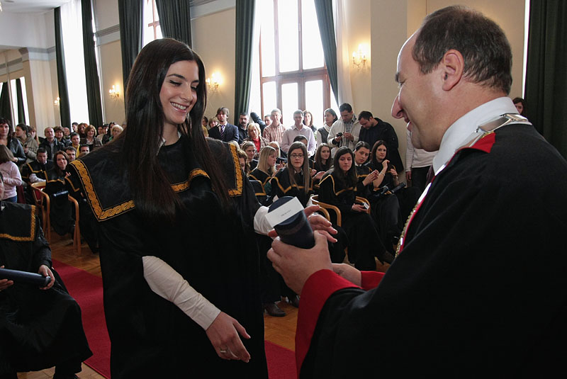 Promocija diplomiranih studenata, 7. ožujka 2009. (foto: Marin Gospić)