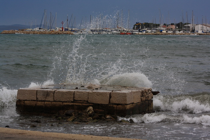 Tramontana u Zadru 26. kolovoza 2012.