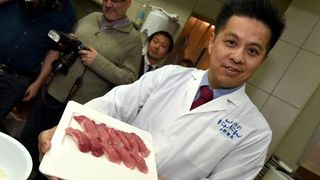 Prezentacija pripreme japanskih jela na 2. Tuna, Sushi & Wine Festivalu. Foto: Dino Stanin/PIXSELL