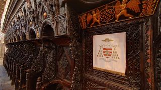 Katedrala sv. Stosije. Danasnja katedrala je trobrodna romanicka gradjevina, ujedno i najveca crkva u Dalmaciji. Unutrasnjost katedrale je monumentalna. Photo: Dino Stanin/PIXSELL