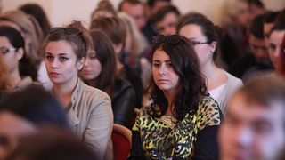 Susret studenata prve godine studija s Rektorom, foto: Iva Perinčić