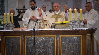 Nadbiskup Puljić predvodio svečano misno slavlje u crkvi. sv. Marije u sklopu obilježavanja 950. obljetnice spomena samostana. Foto: Iva Perinčić