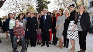 Predsjednica Kolinda Grabar Kitarović na svečanoj sjednici županijske skupštine, foto: Dino Stanin/PIXSELL