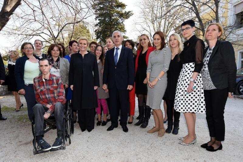 Predsjednica Kolinda Grabar Kitarović na svečanoj sjednici županijske skupštine, foto: Dino Stanin/PIXSELL